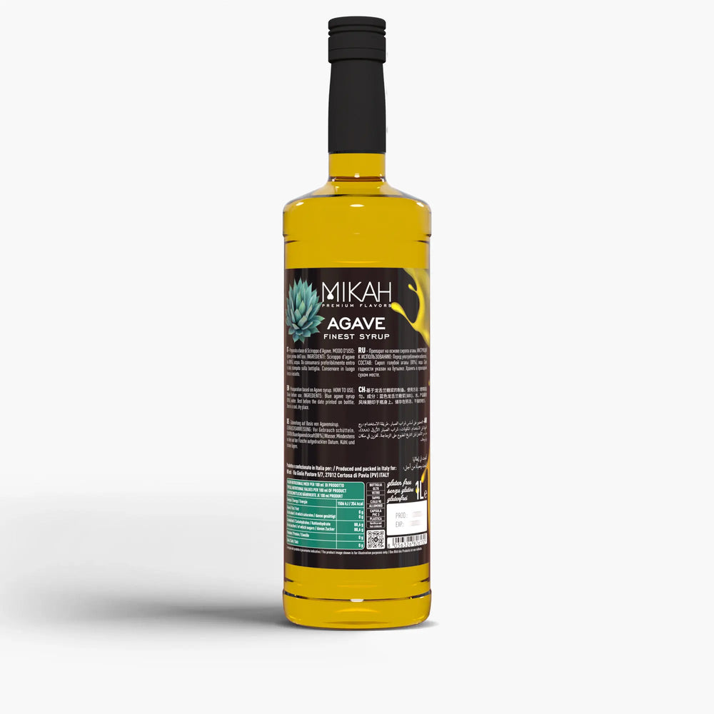 Sciroppo Mikah Premium Flavors - Agave 1L - MIKAH World