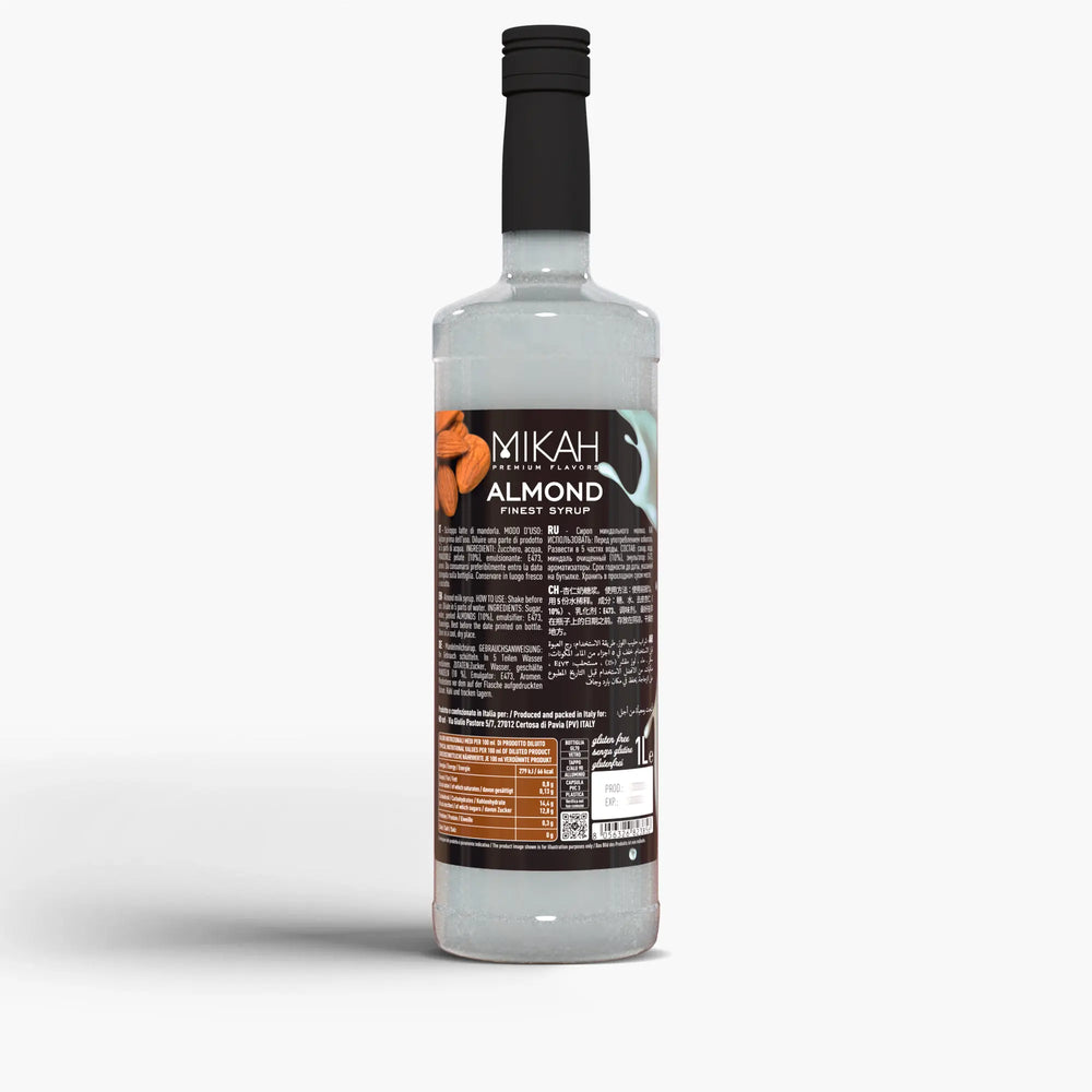 
                  
                    Mikah Premium Flavors Syrup - Almond (Almond Milk) 1L
                  
                