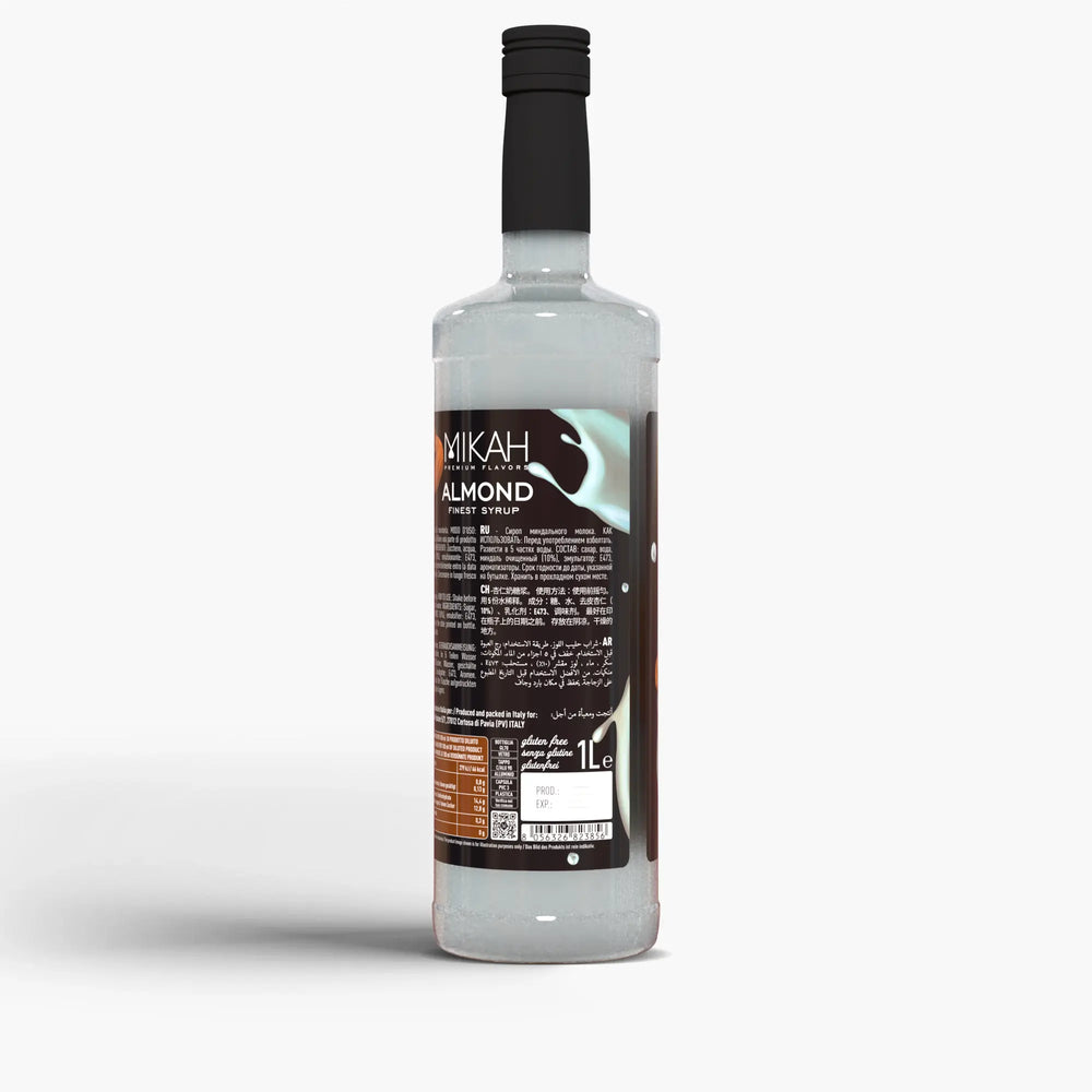 
                  
                    Mikah Premium Flavors Syrup - Almond (Almond Milk) 1L
                  
                