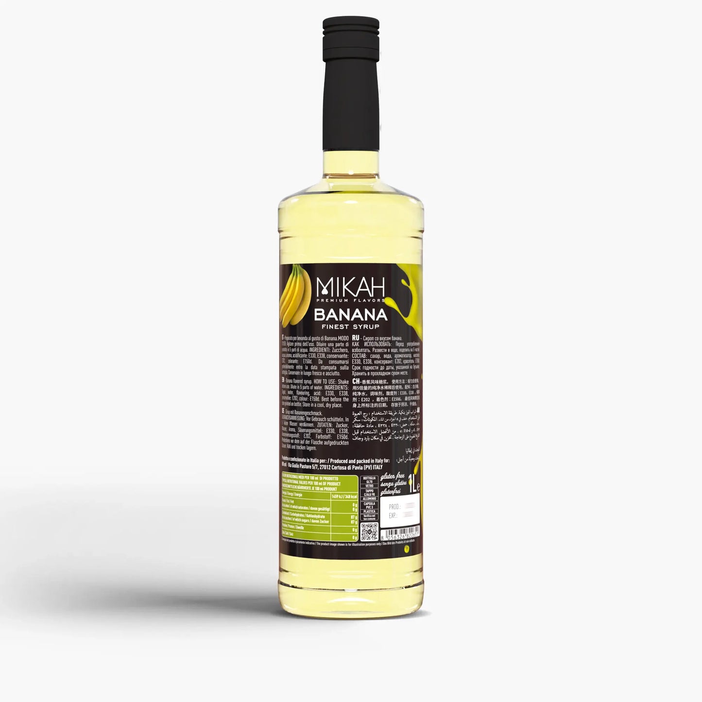 
                  
                    Mikah Premium Flavors Syrup - Banana 1L
                  
                