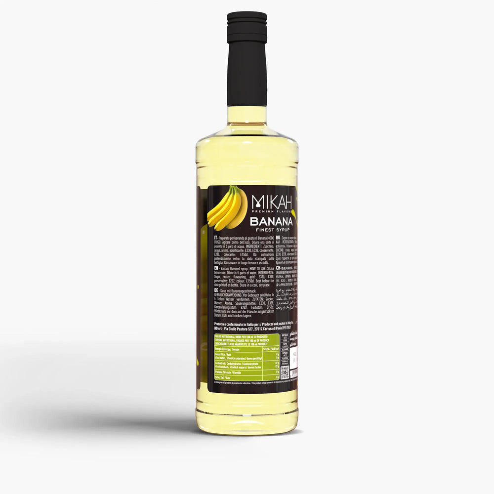 
                  
                    Mikah Premium Flavors Syrup - Banana 1L
                  
                