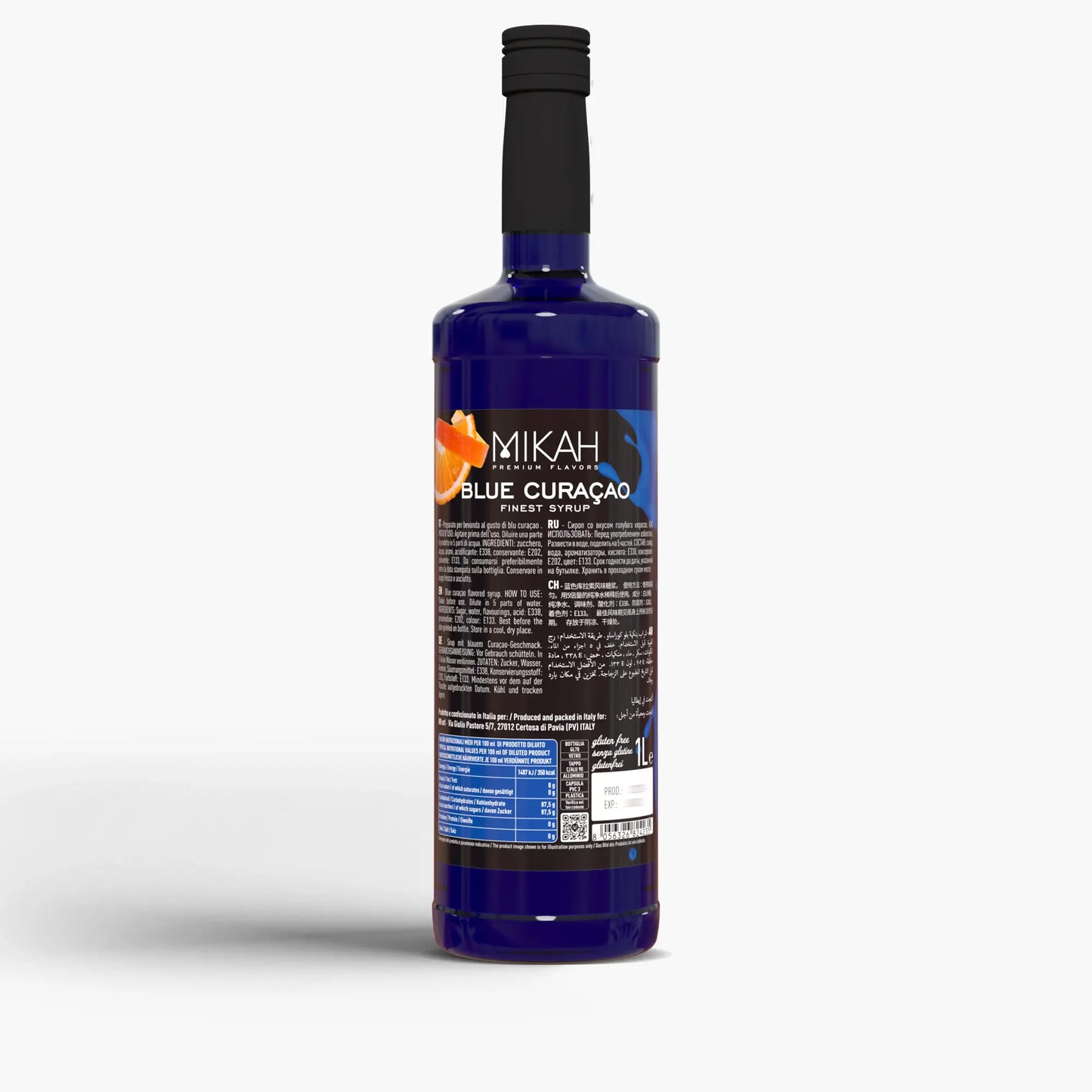 
                  
                    Mikah 高级风味糖浆 - 蓝橙酒 1L
                  
                