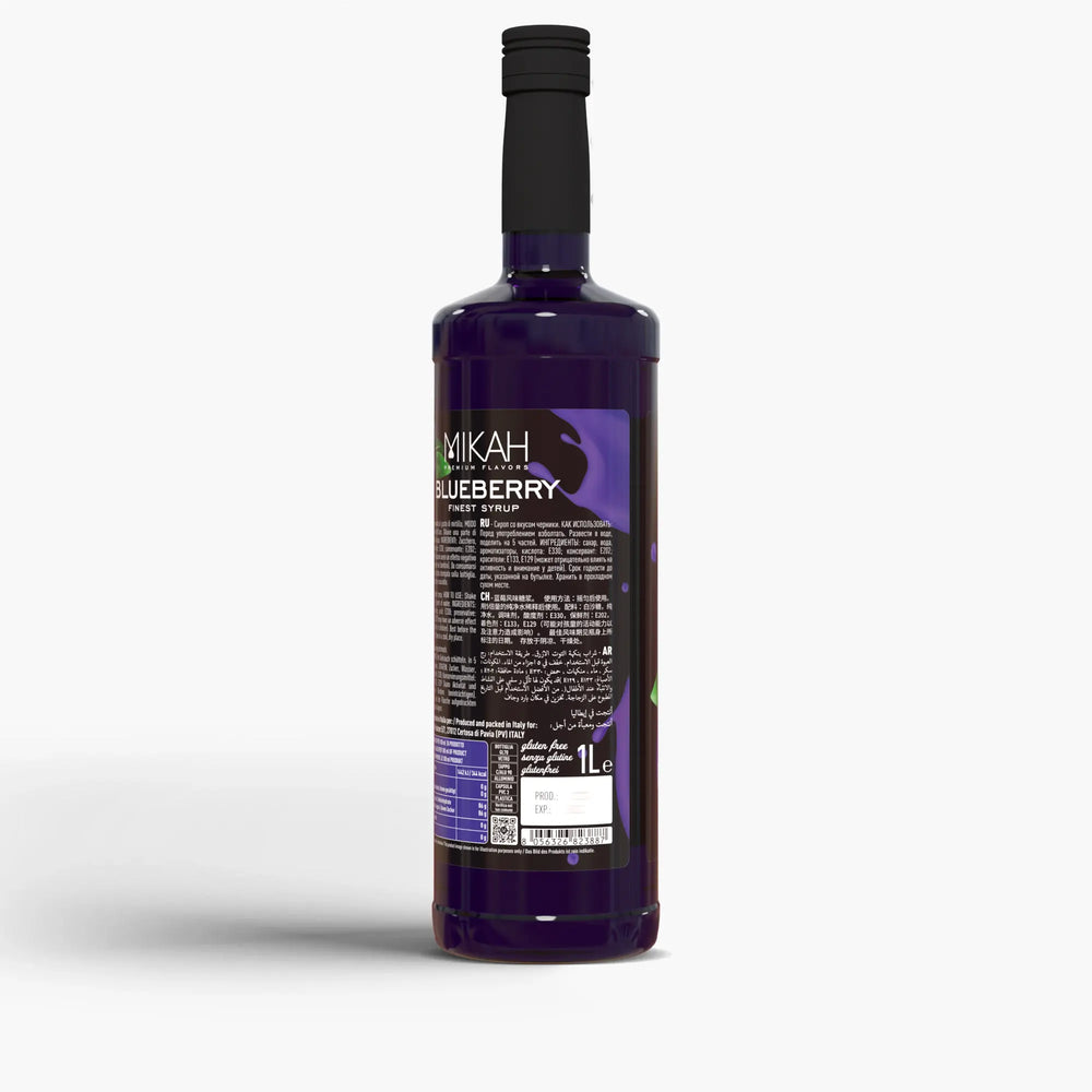 Сироп Mikah Premium Flavours - Черника 1л