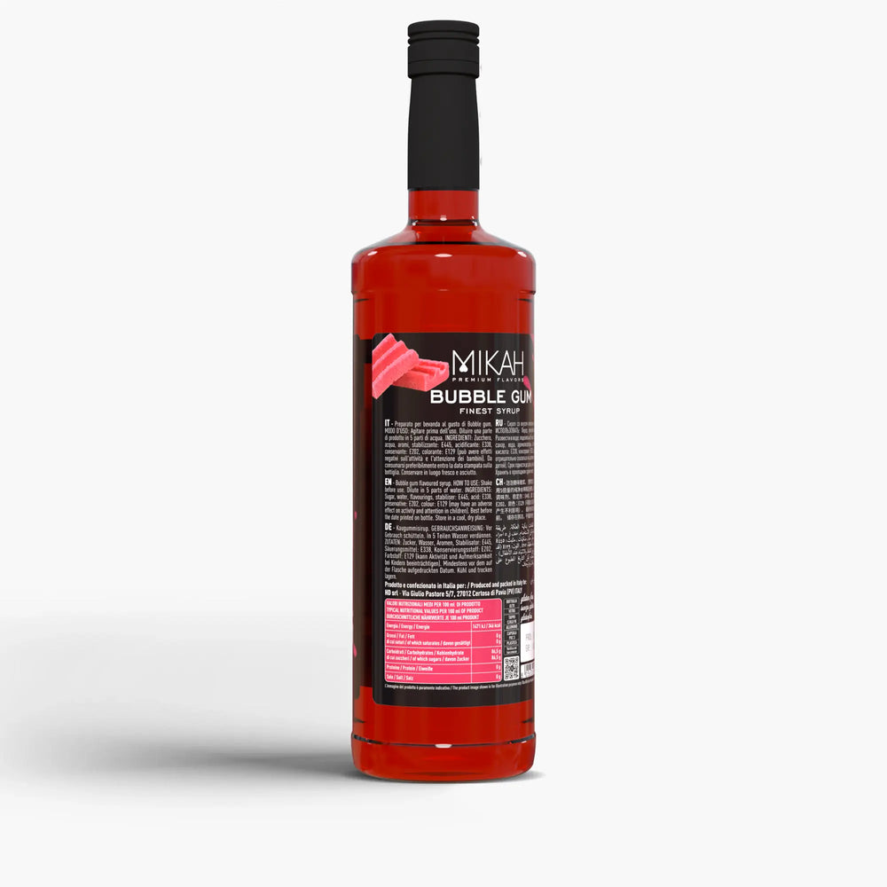 Sciroppo Mikah Premium Flavors - жевательная резинка 1л