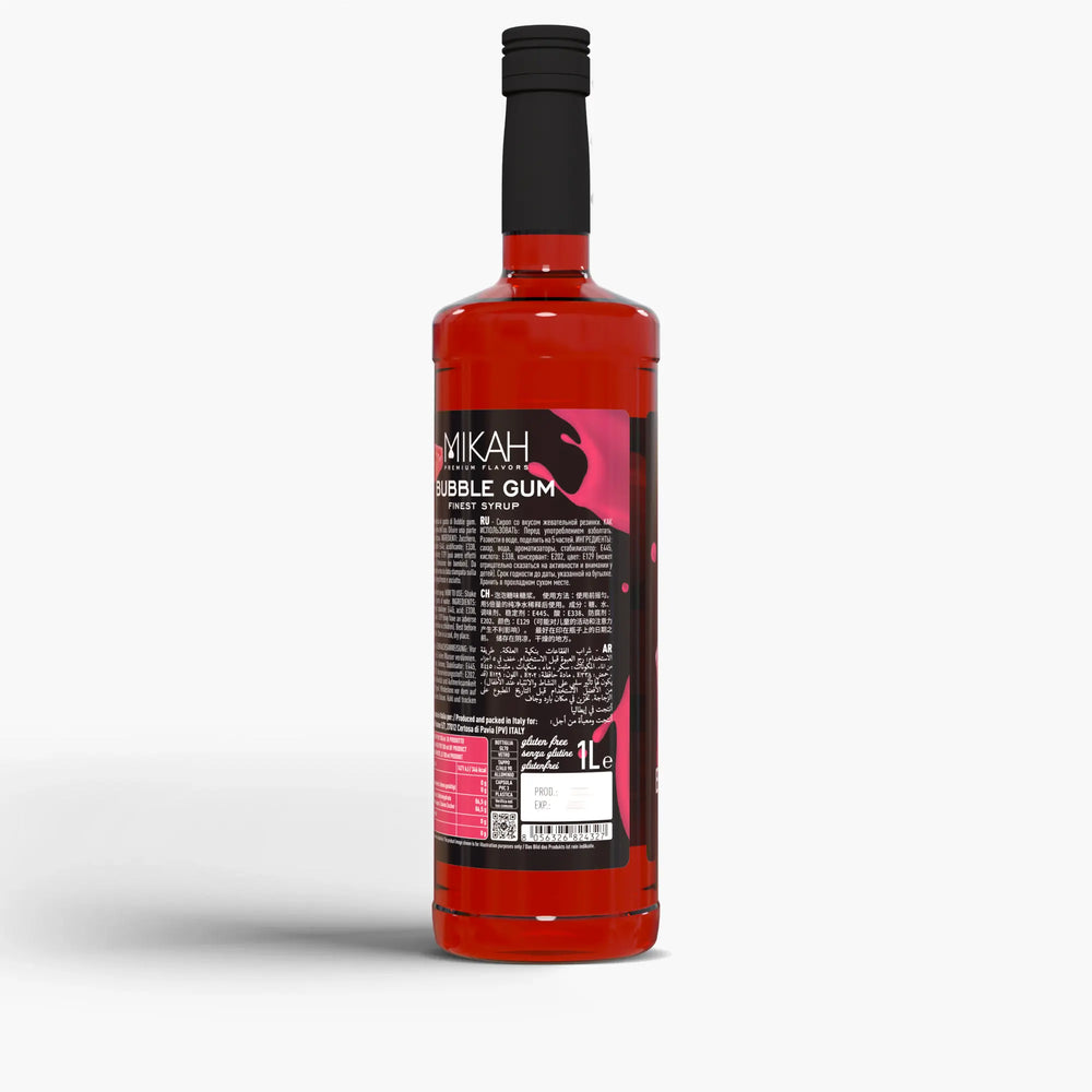 Sciroppo Mikah Premium Flavors - жевательная резинка 1л