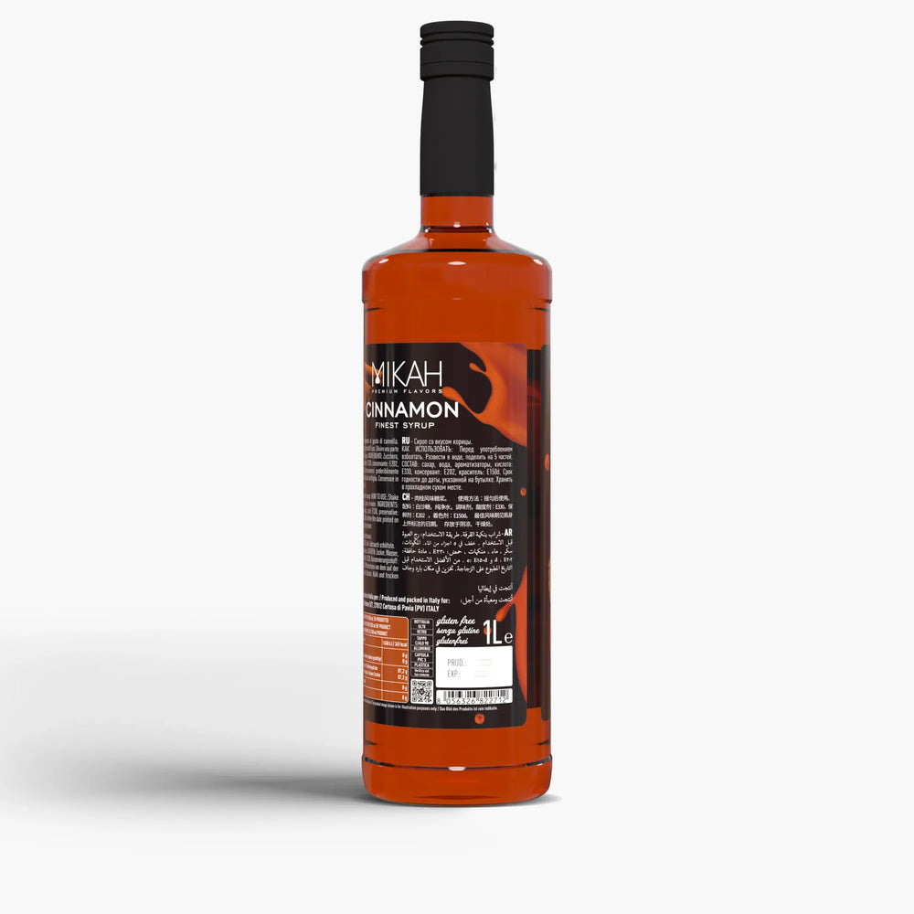 Mikah Premium Flavors Syrup - Cinnamon 1L