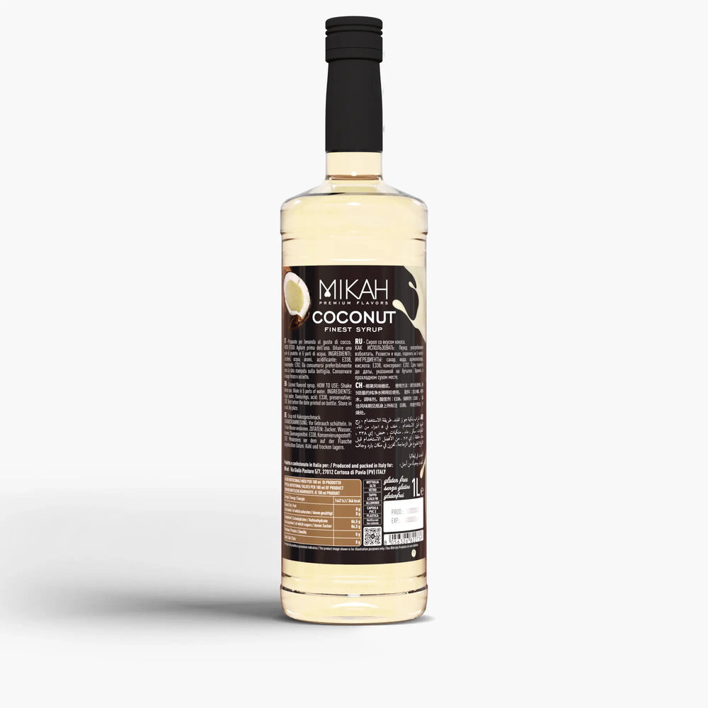 Mikah Premium Flavors Syrup - Coconut 1L