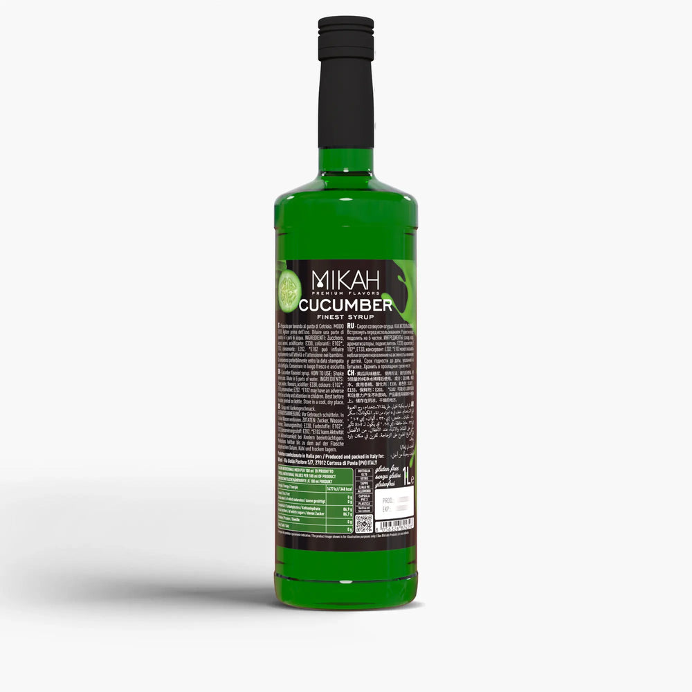 
                  
                    Sciroppo Mikah Premium Flavors - Cucumber (Cetriolo) 1L
                  
                