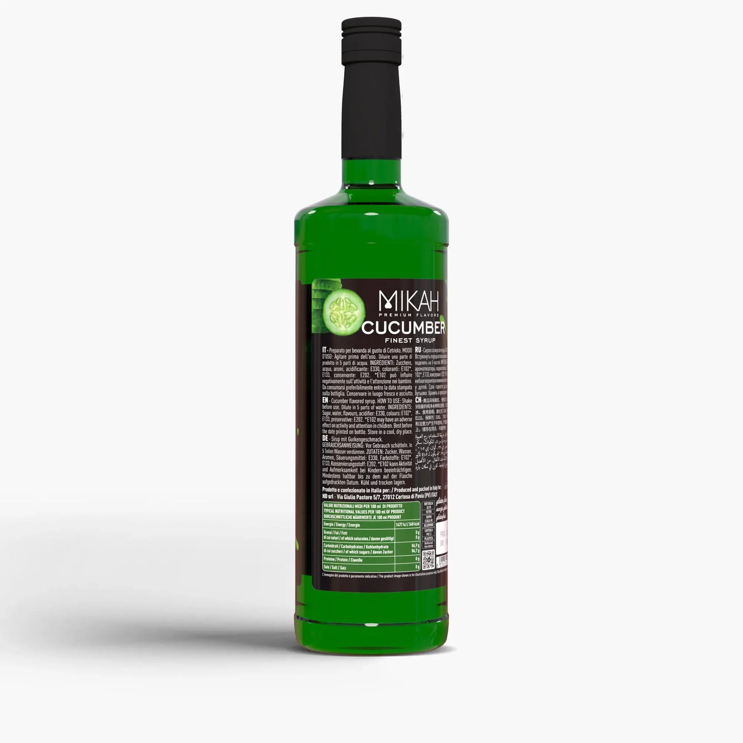 
                  
                    Mikah Premium Flavors Syrup - Cucumber 1L
                  
                