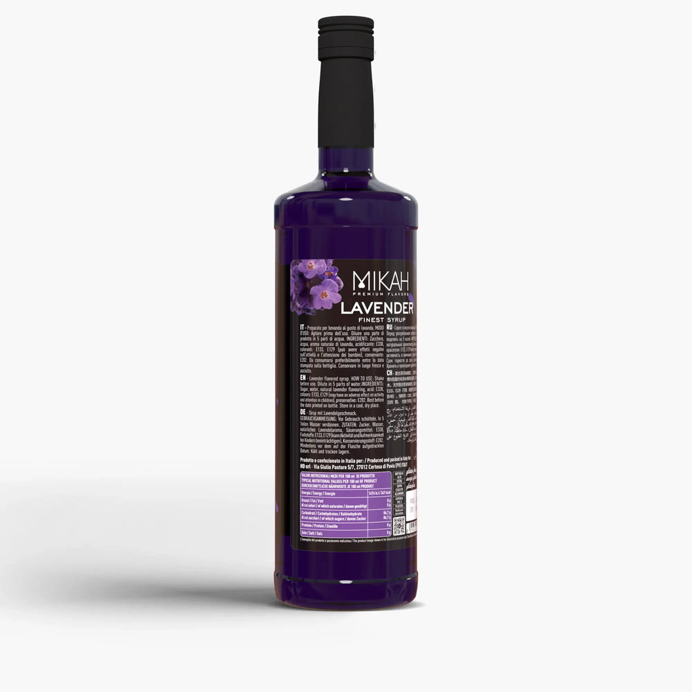 Sciroppo Mikah Premium Flavors - Lavender (Lavanda) 1L
