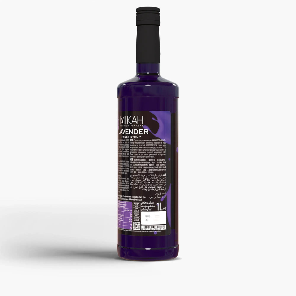 Sciroppo Mikah Premium Flavors - Lavender (Lavanda) 1L