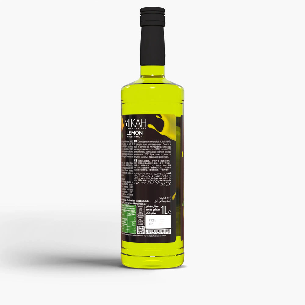Sciroppo Mikah Premium Flavors - Lemon (Limone) 1L