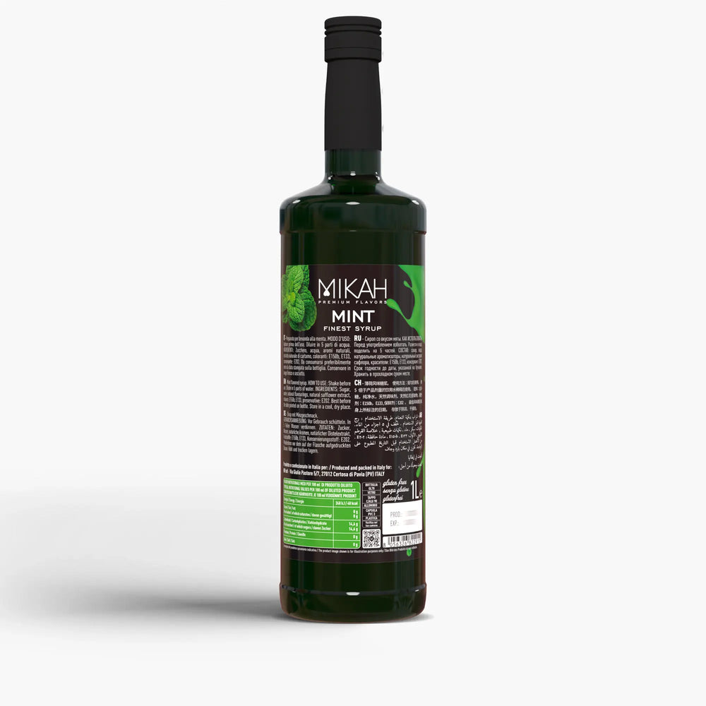 Sciroppo Mikah Premium Flavors - Mint (Menta) 1L