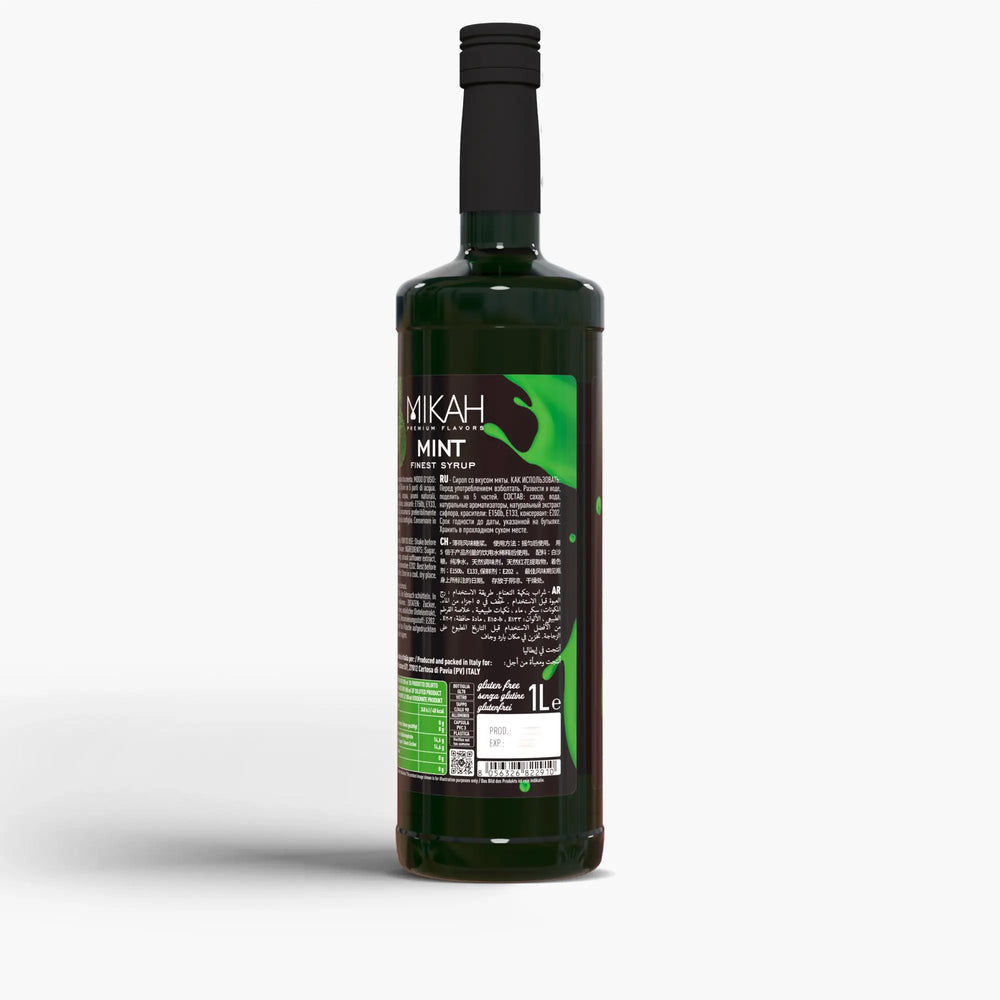 Sciroppo Mikah Premium Flavors - Mint (Menta) 1L