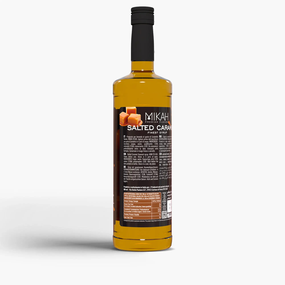 Mikah Premium Flavors Syrup - Salted Caramel 1L