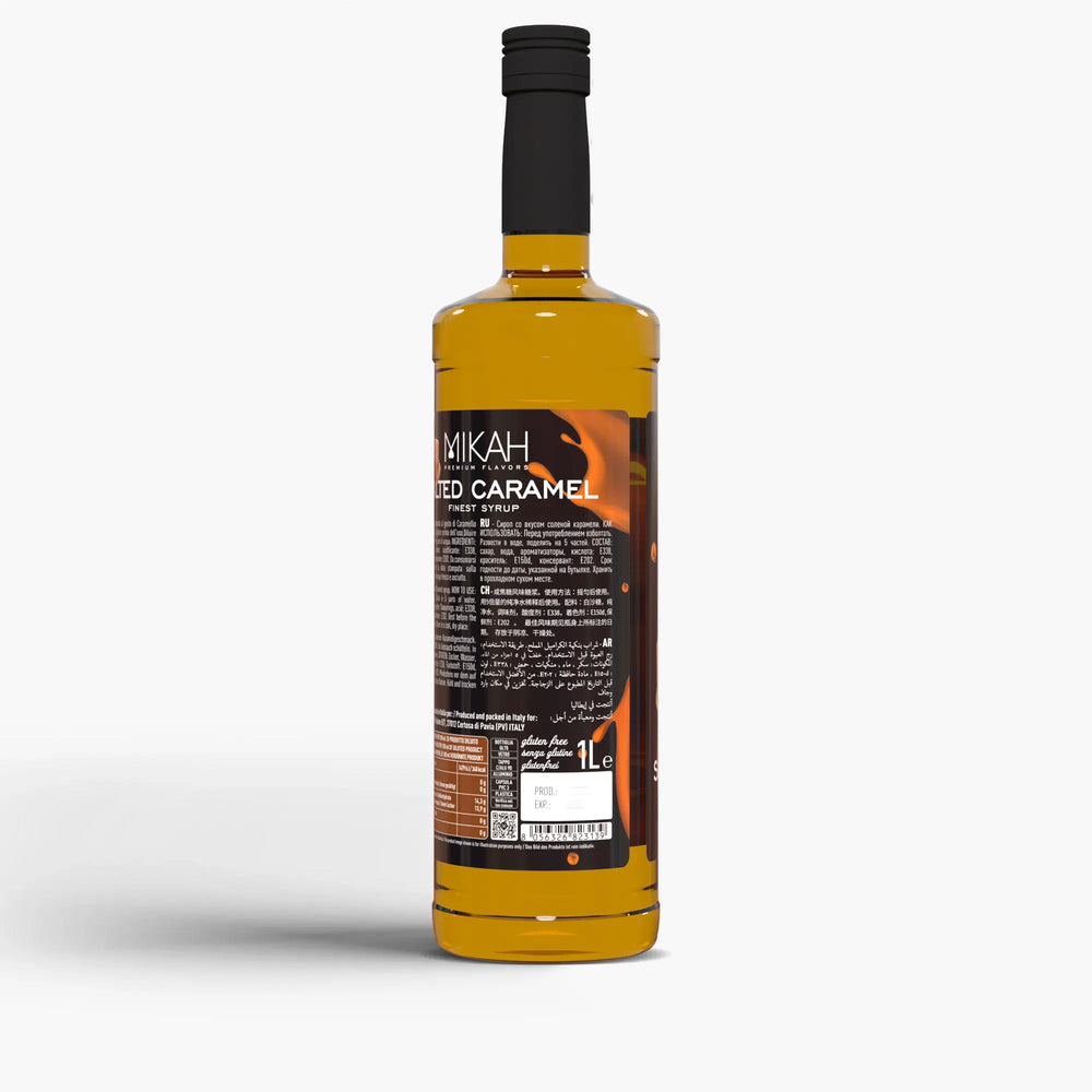 Mikah Premium Flavors Syrup - Salted Caramel 1L