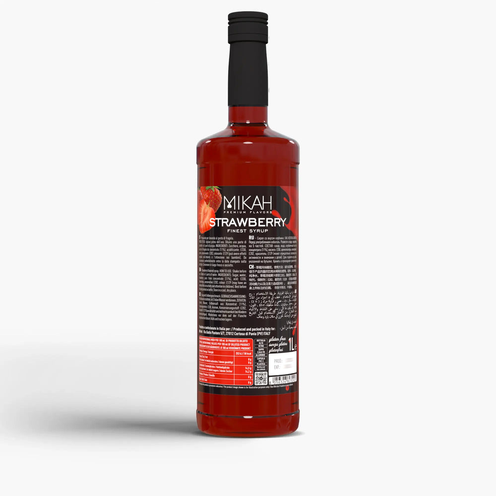 
                  
                    Mikah Premium Flavors Syrup - Strawberry 1L
                  
                