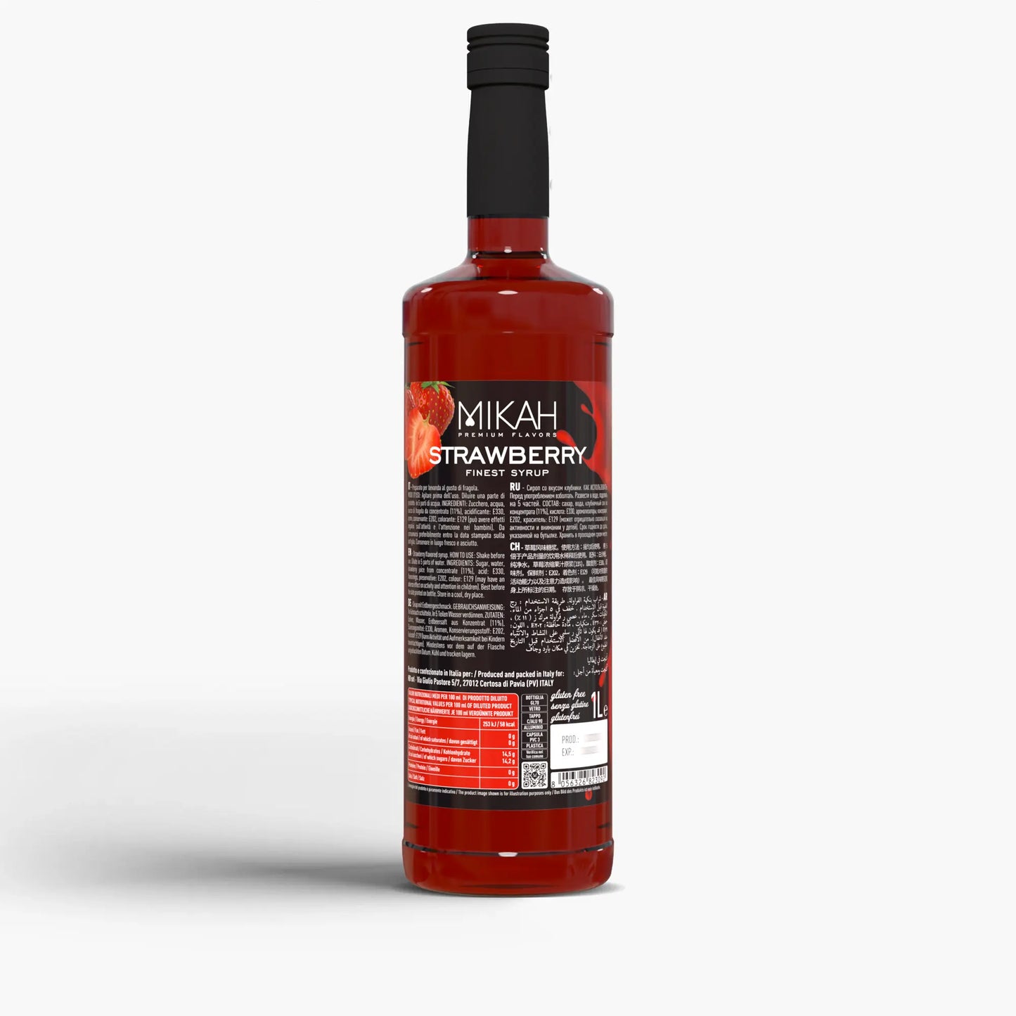 
                  
                    Mikah Premium Flavors Syrup - Strawberry (草莓) 1L
                  
                