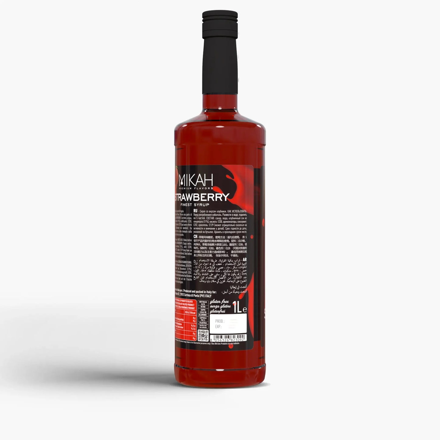 
                  
                    Mikah Premium Flavors Syrup - Strawberry 1L
                  
                