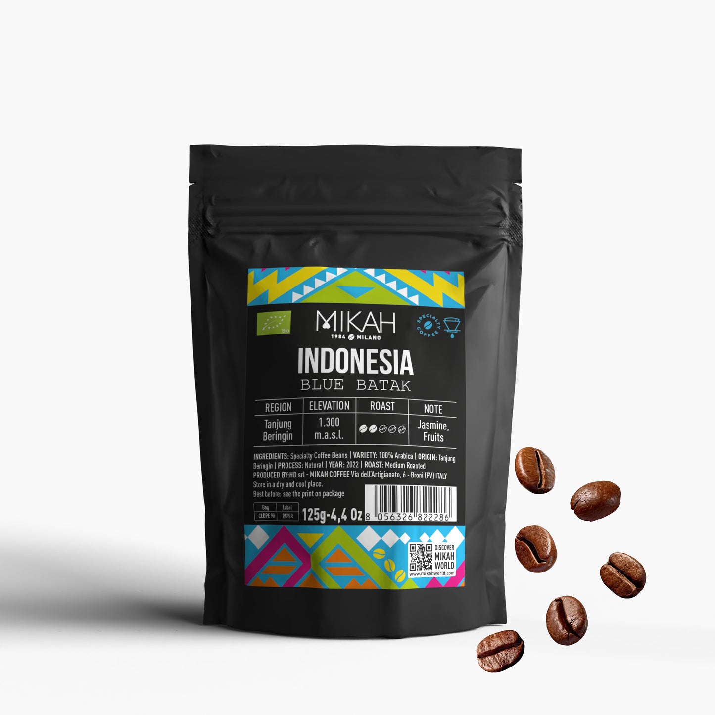 
                  
                    INDONESIA Blue Batak - Specialty Coffee 125g
                  
                