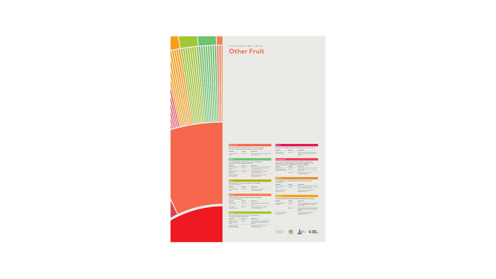 SCA Flavor Poster Other Fruits