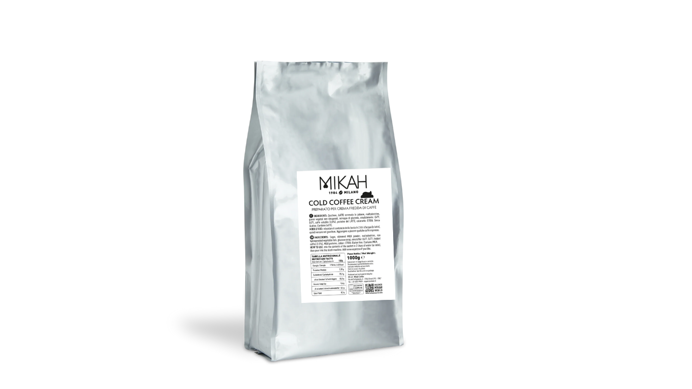 
                  
                    Mikah Cold Coffee Cream - Preparato per crema fredda di caffè - Sacchetto da 1 kg
                  
                