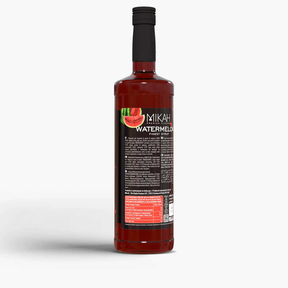 Sciroppo Mikah Premium Flavors - Watermelon (Anguria) 1L