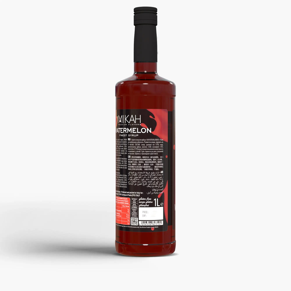 Sciroppo Mikah Premium Flavors - Watermelon (Anguria) 1L