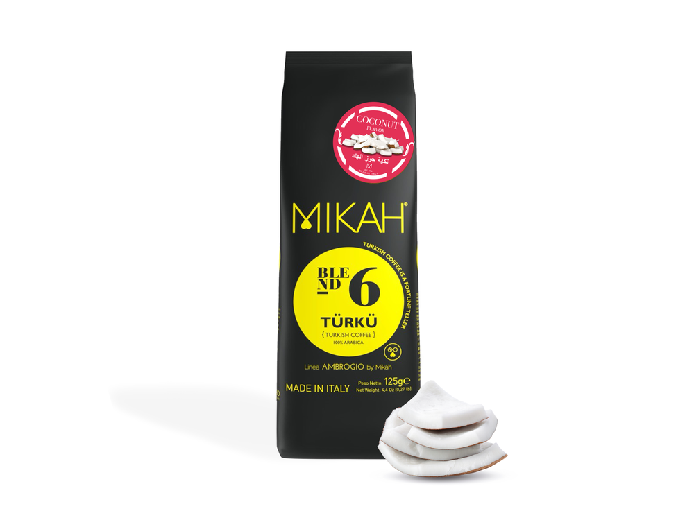 TÜRKÜ N.6 | Coconut - Caffè Turco aromatizzato al Cocco (4x 125gr)