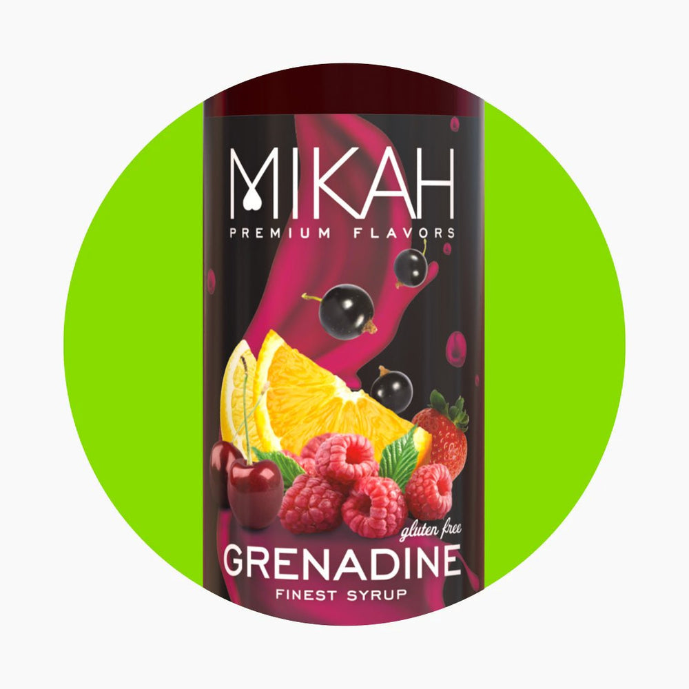 Sciroppo Mikah Premium Flavors - Grenadine (Granatina) 1L - MIKAH World