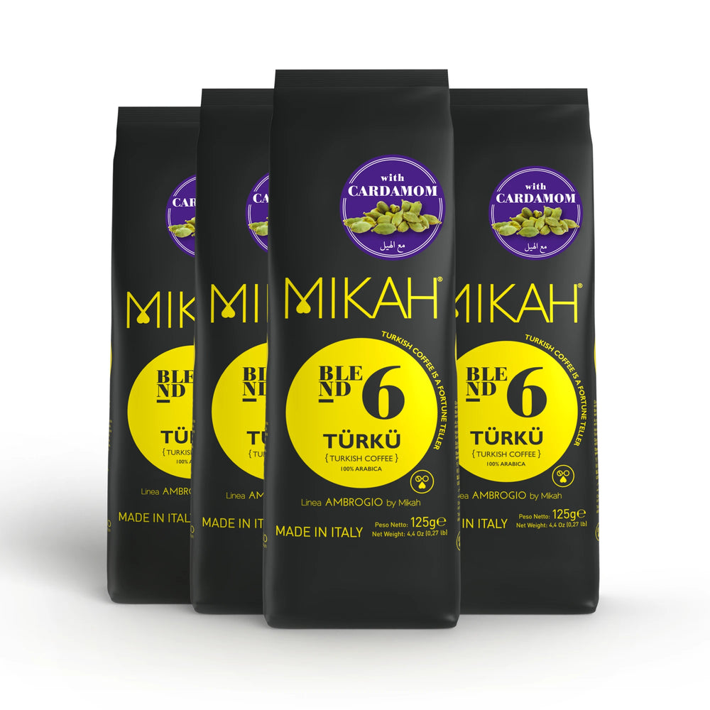 
                  
                    TÜRKÜ N.6 - Cardamom - Turkish Coffee with Cardamom (4x125gr)
                  
                