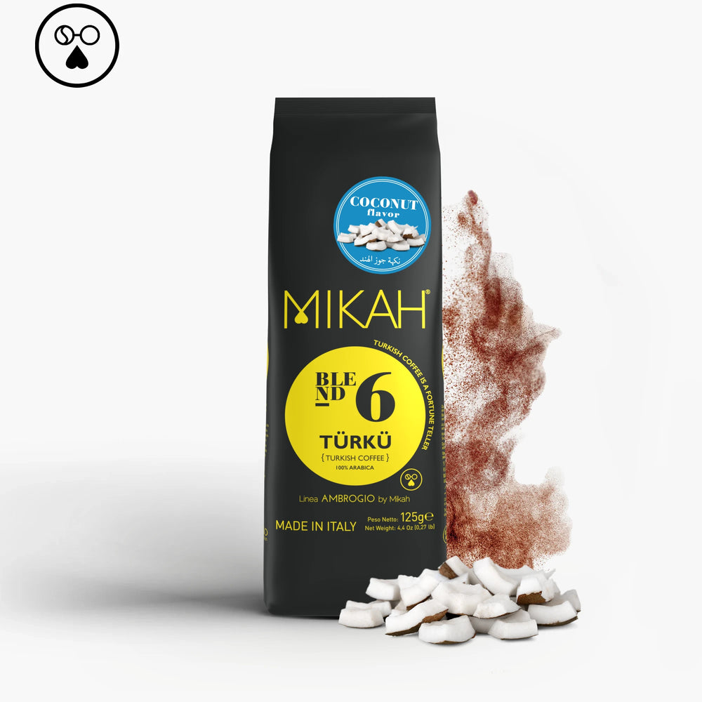 TÜRKÜ N.6 | Coconut - Caffè Turco aromatizzato al Cocco (4x 125gr)