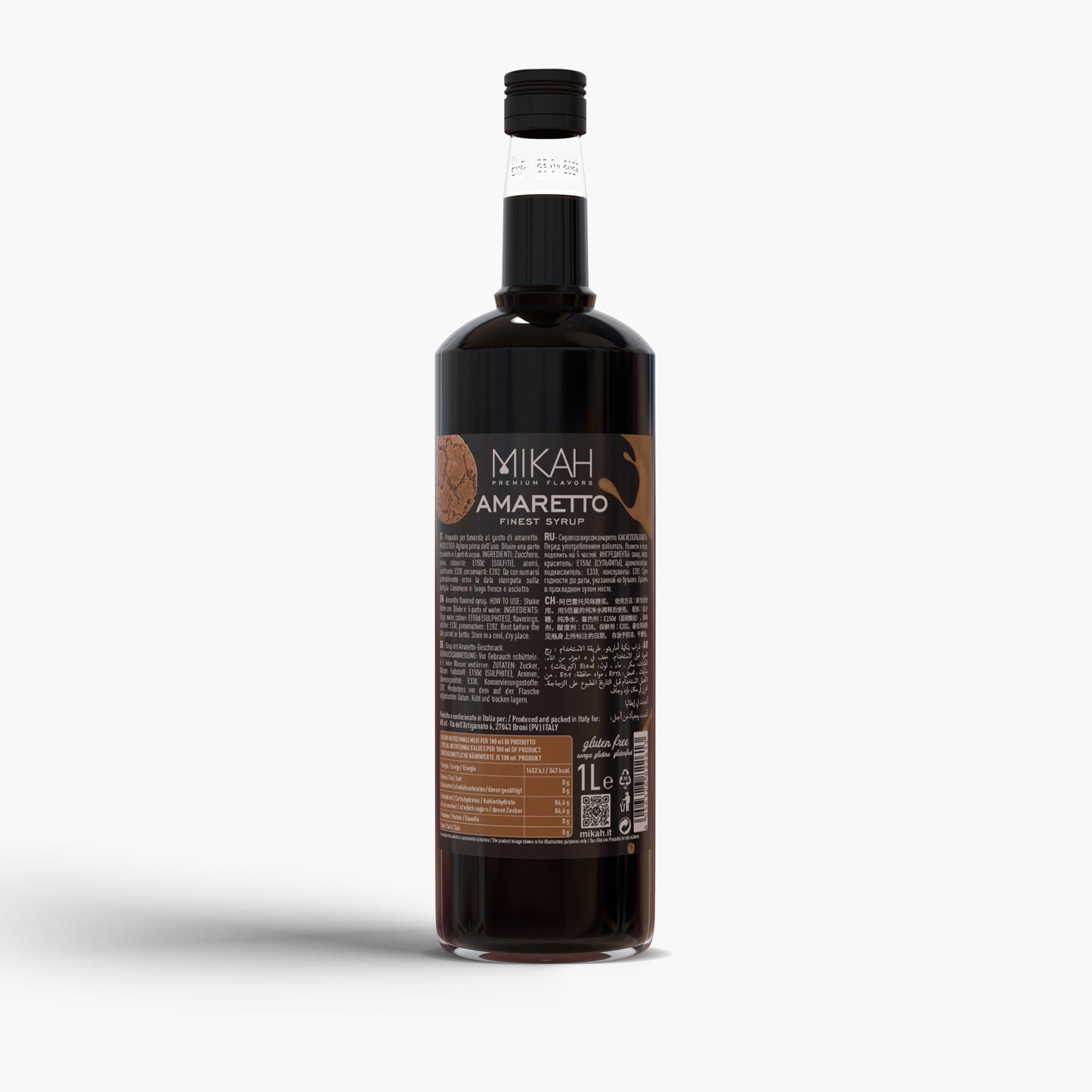 
                  
                    Syrup Mikah Premium Flavors - Amaretto 1L
                  
                