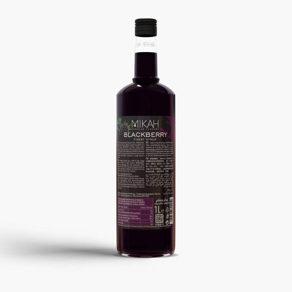 
                  
                    Syrup Mikah Premium Flavors - Blackberry 1L
                  
                