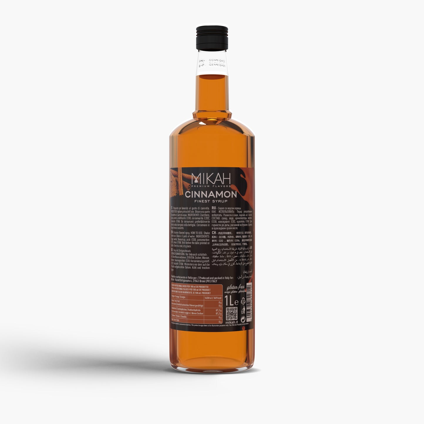
                  
                    Syrup Mikah Premium Flavors - Cinnamon 1L
                  
                