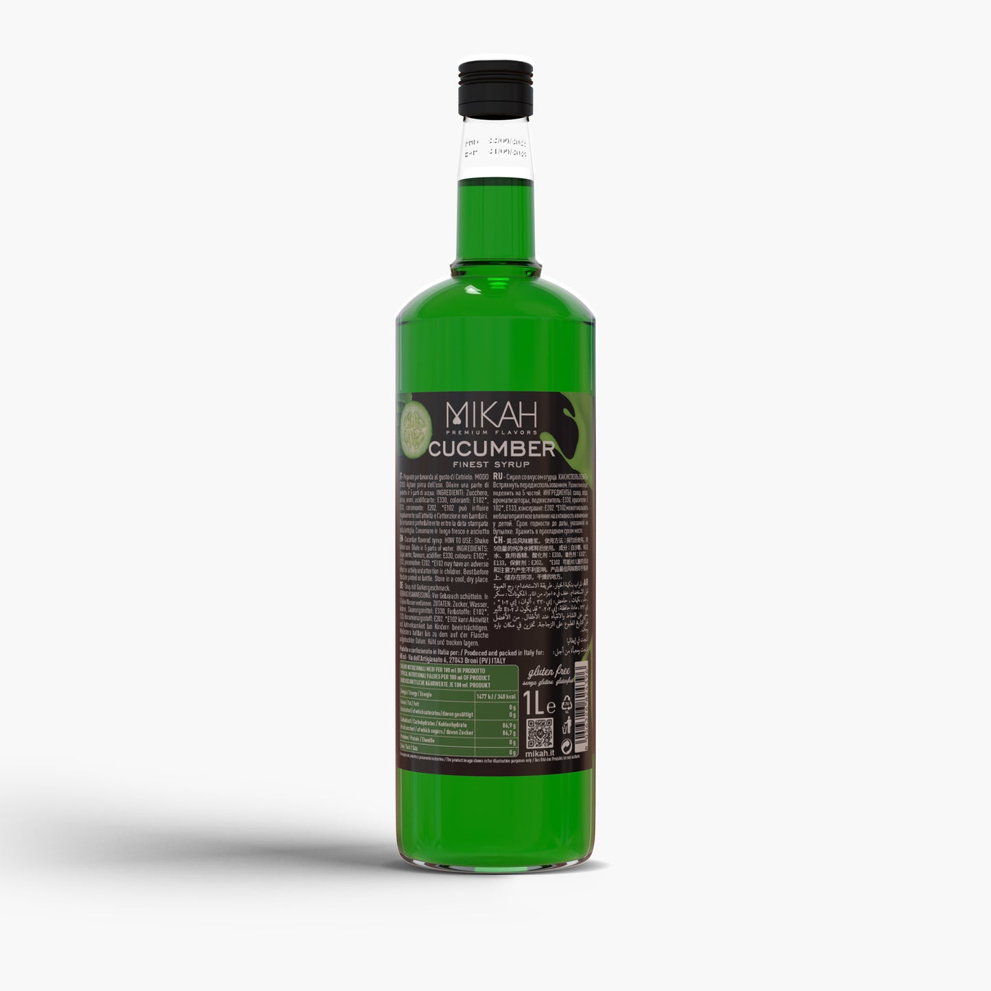
                  
                    Mikah Premium Flavors Syrup - 黄瓜 (Cucumber) 1L
                  
                