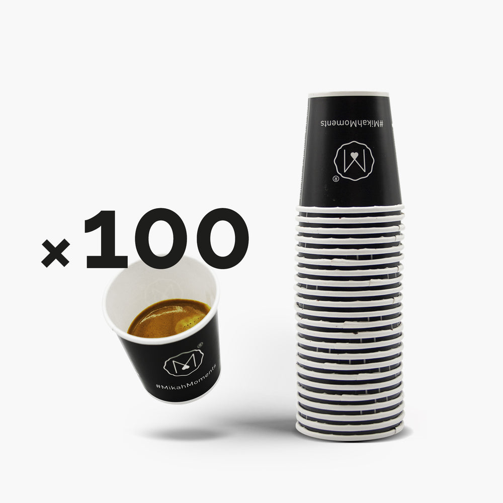 Moka Tasting Kit: Mikah Black Moka + 2 blends + 100 take away cups