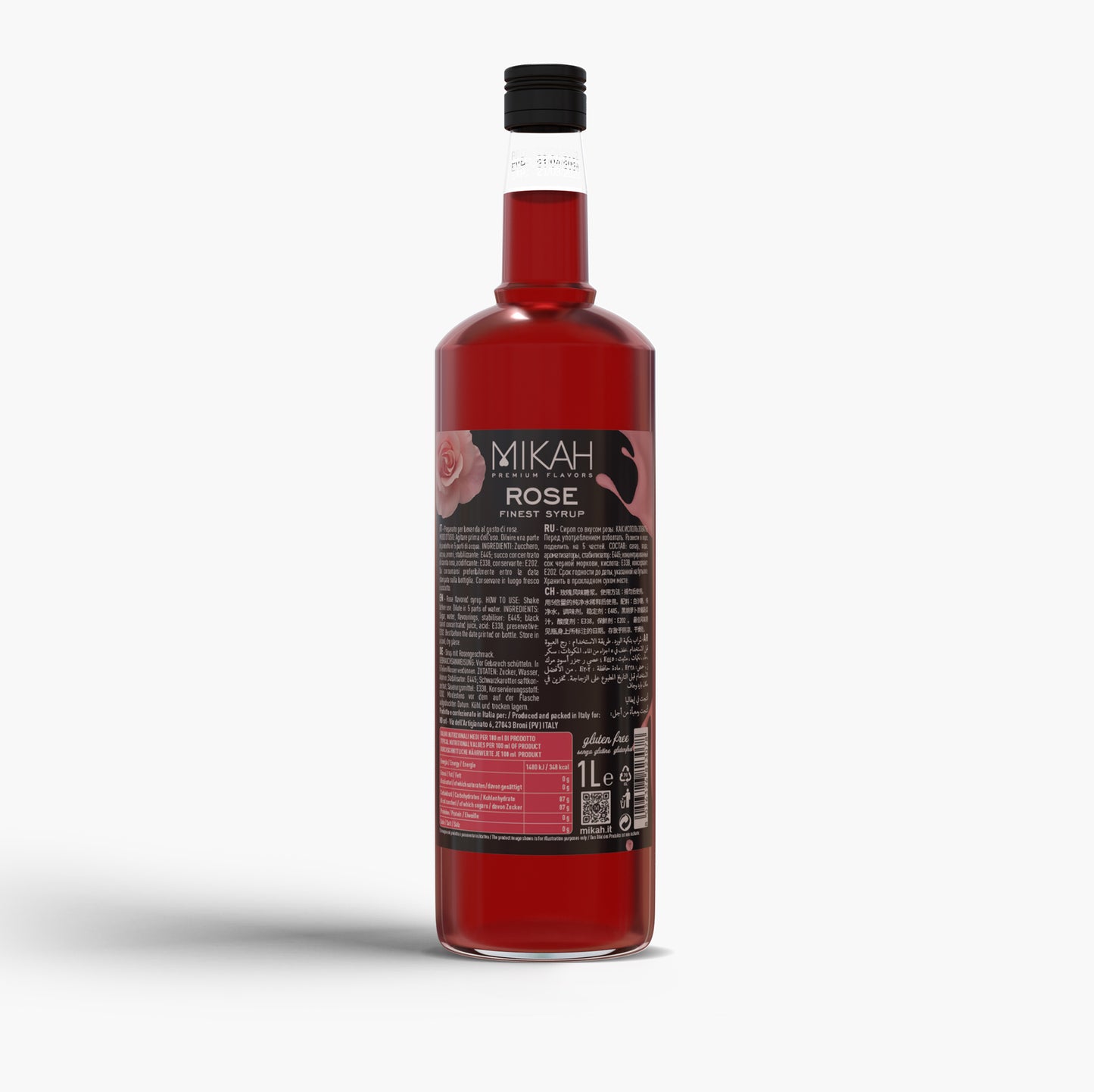 
                  
                    Mikah Premium Flavours Сироп - Роза (Розовый) 1л
                  
                