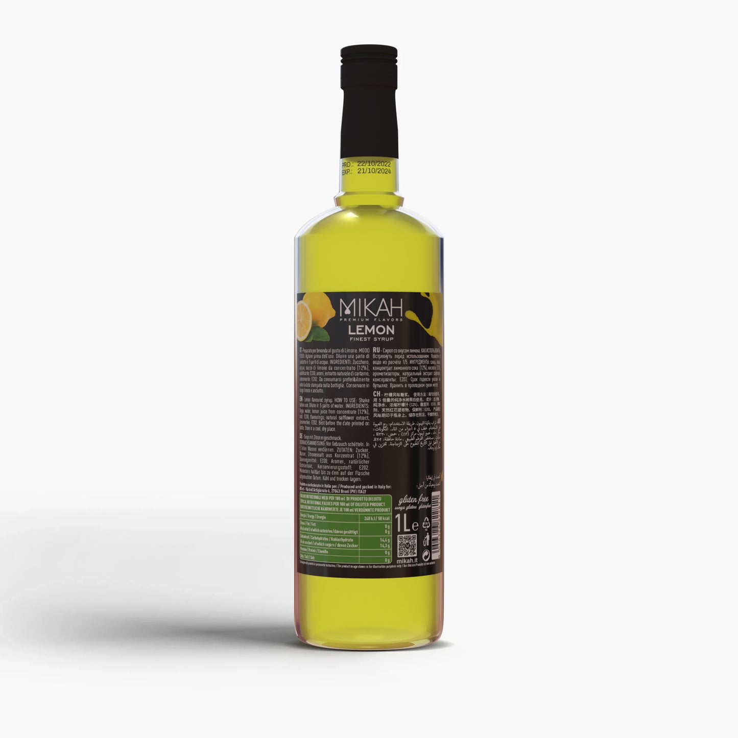 
                  
                    Sciroppo Mikah Premium Flavors - Lemon (Limone) 1L
                  
                