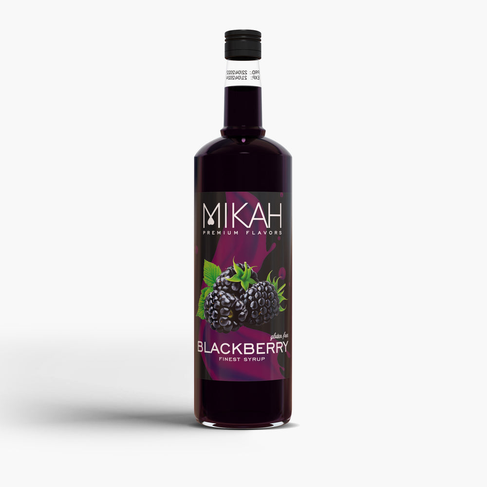 Mikah 高级风味糖浆 - 黑莓 (Blackberry) 1L