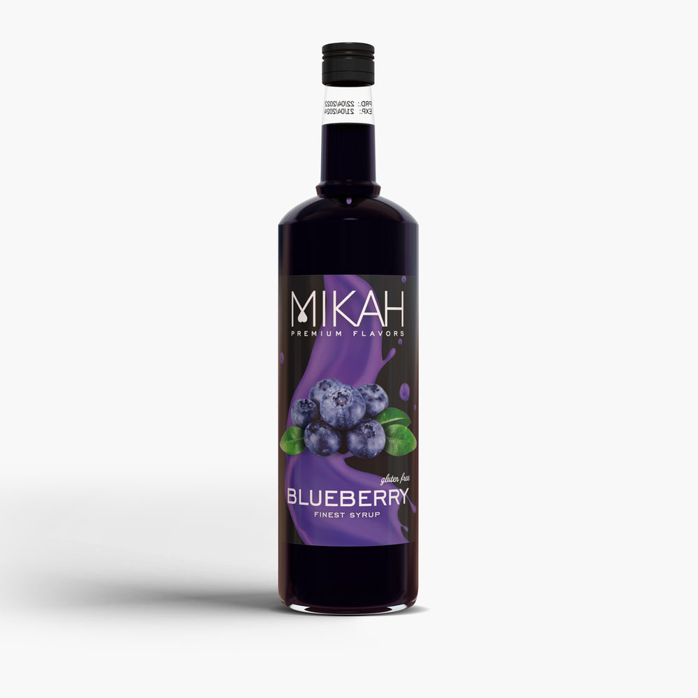 Sciroppo Mikah Premium Flavors - Blueberry (Mirtillo) 1L