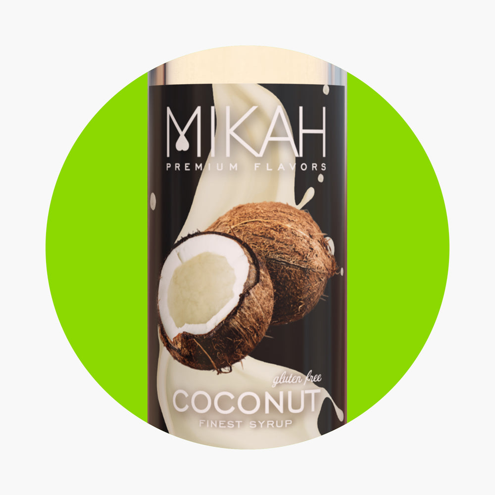 Mikah Premium Flavors Syrup - Coconut 1L
