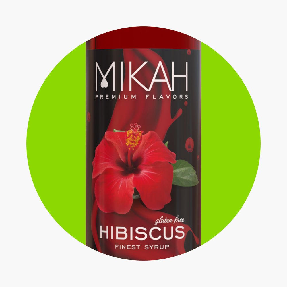 Sciroppo Mikah Premium Flavors - Hibiscus (Ibisco) 1L