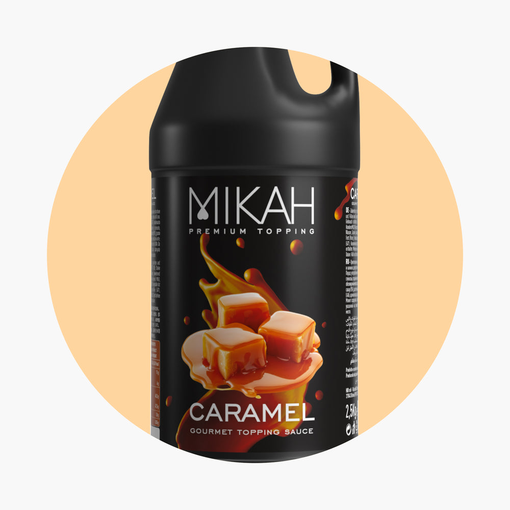 Mikah Premium Topping - Caramel - 2,5 Kg Topping Sauce