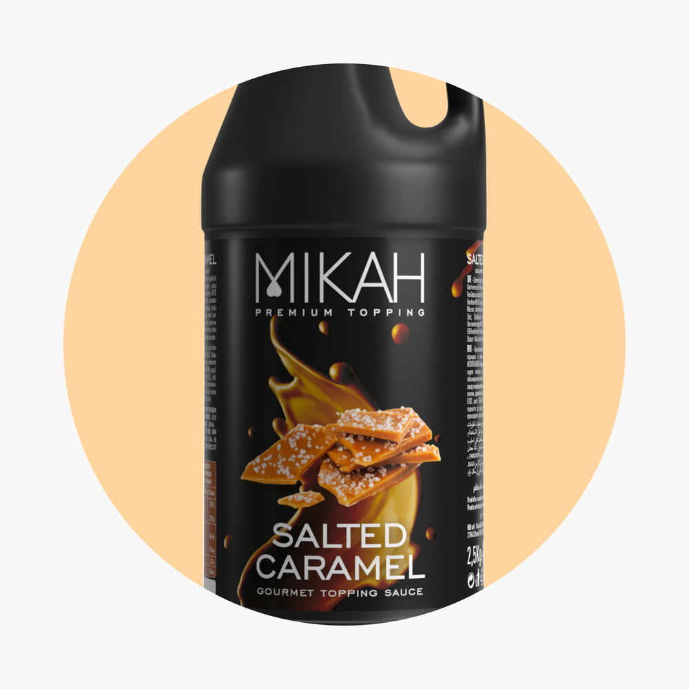 Mikah Premium Topping - Salted Caramel - 2,5 Kg Topping Sauce