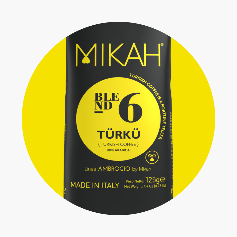 MIKAH TÜRKÜ N6 (4x 125gr)– Caffè alla Turca 100% Arabica macinato a pietra